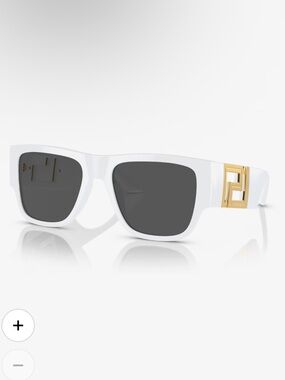 Versace White Gold-Accent Sunglasses
